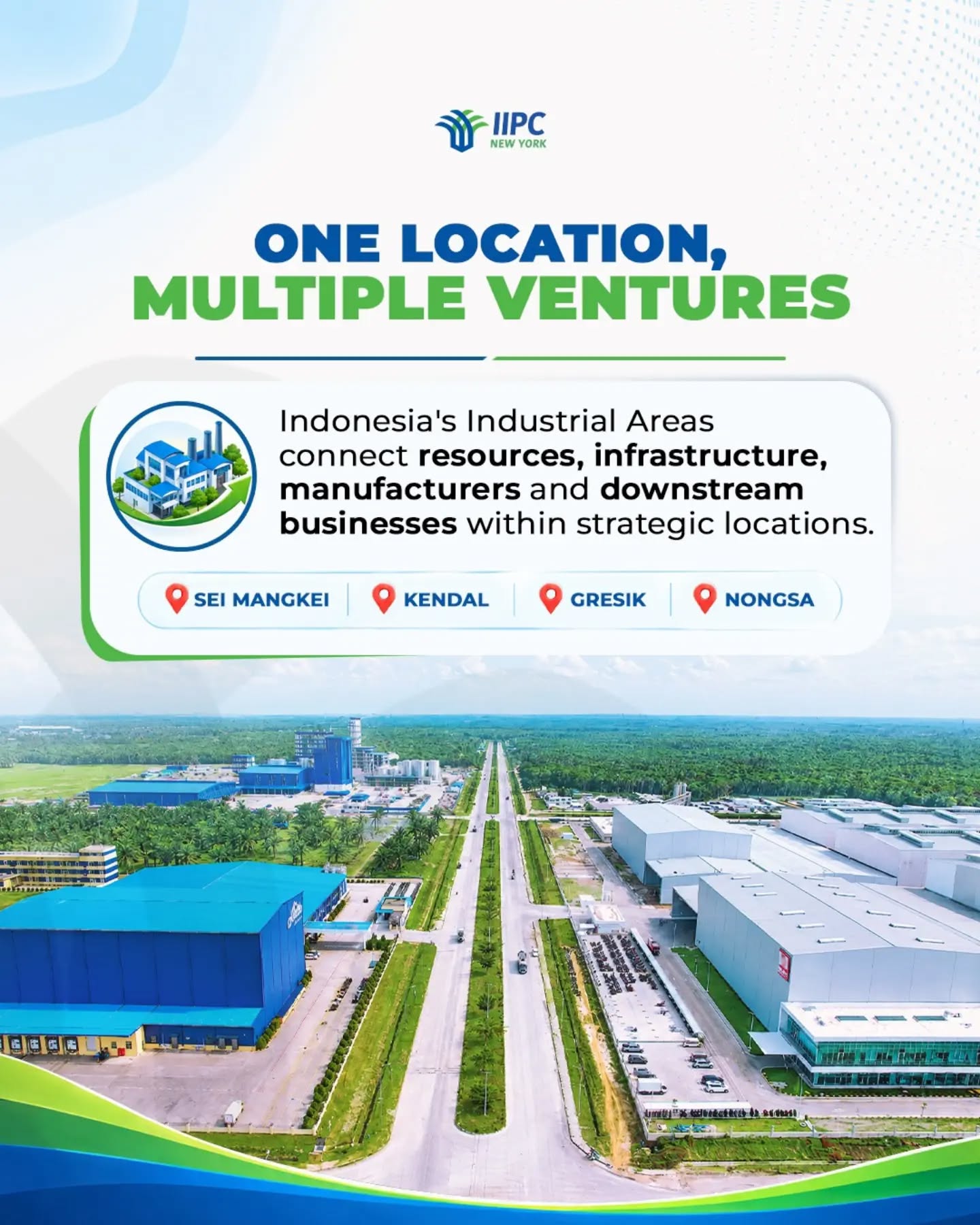 From oleochemicals in Sei Mangkei to manufacturing in Kendal, integrated industries in Gresik and di...